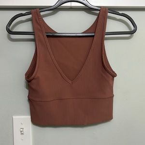 Lululemon Power Pivot Ribbed Spiced Chai Size 6